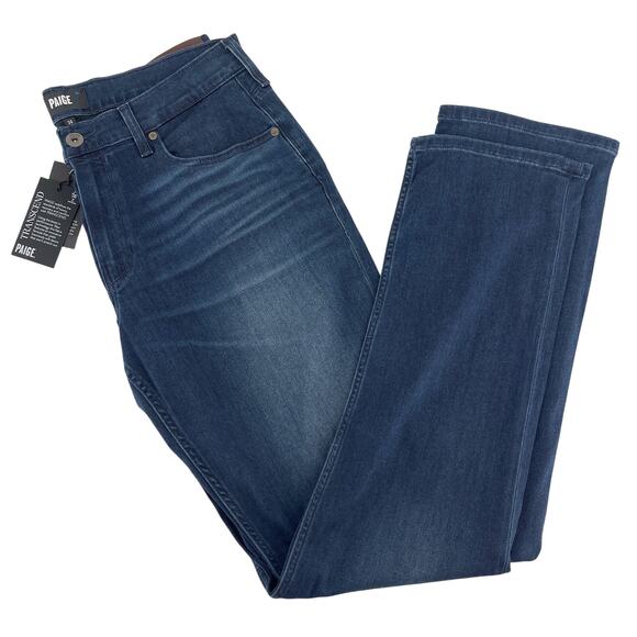 Paige Jeans Men's Normandie Straight Leg Jeans Seymour Wash Size 34x34 NWT - Picture 1 of 6